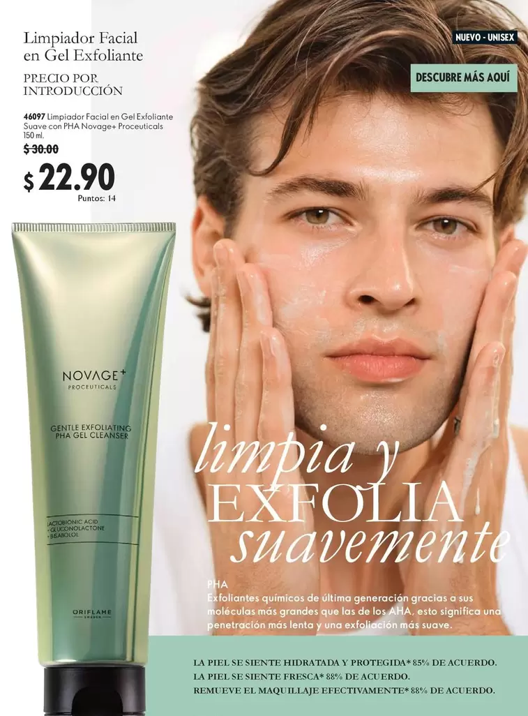 Oriflame - Limpiador Facial en Gel Exfoliante