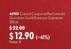 46980 Crema Corporal Perfumada Essenza Supreme