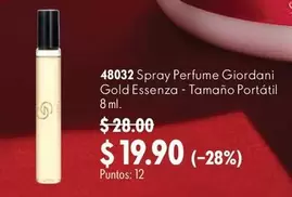 48032 Spray Perfume Gold Essenza