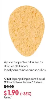 47523 Esponja Limpiadora Facial