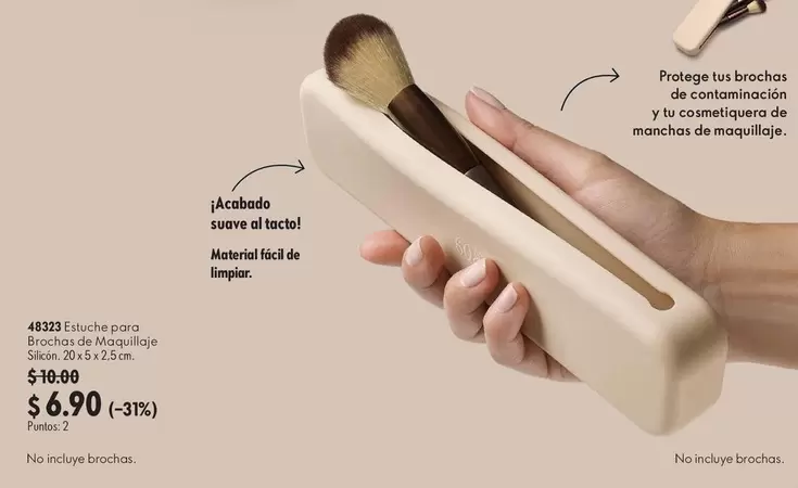 48323 Estuche para Brochas de Maquillaje