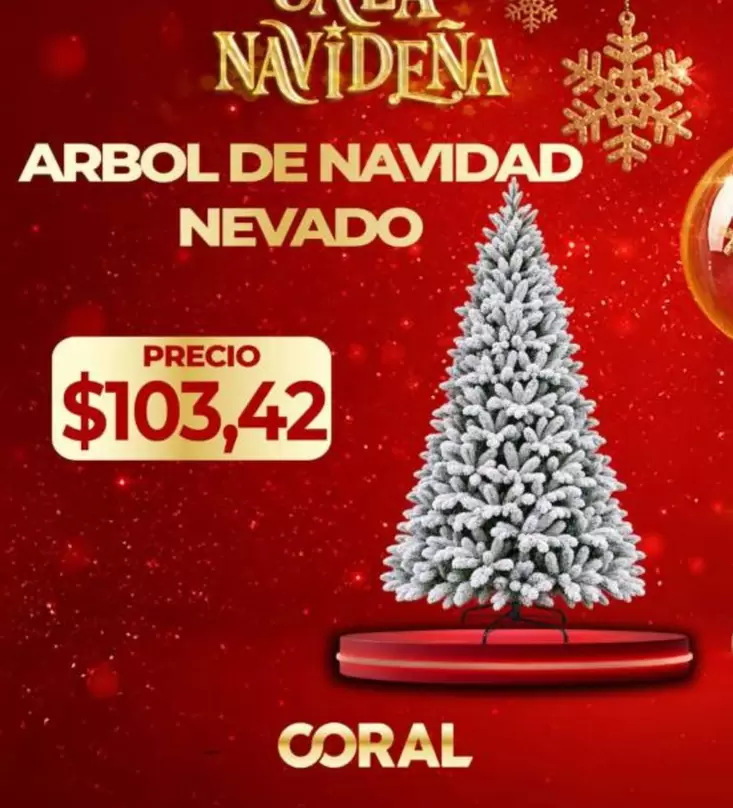 ARBOL DE NAVIDAD NEVADO