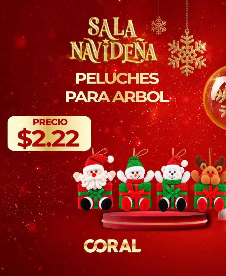 PELUCHES PARA ARBOL