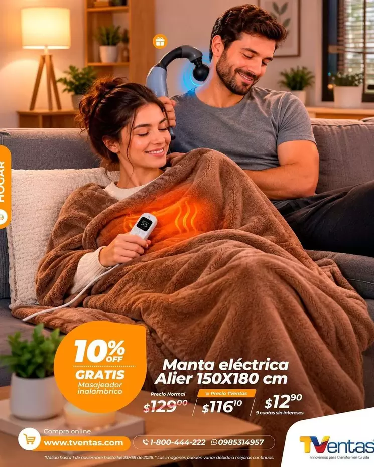 Imágenes - Manta eléctrica Alier