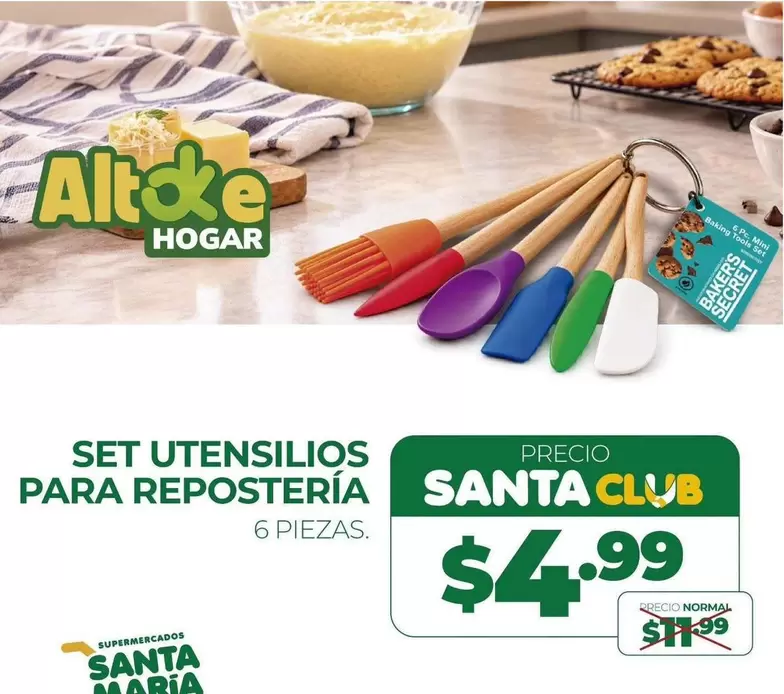 María - SET UTENSILIOS PARA REPOSTERÍA