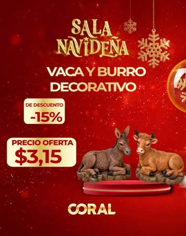 Vaca - VACA Y BURRO DECORATIVO