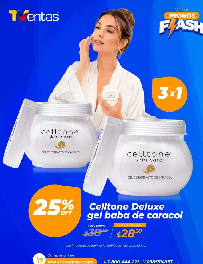 Imágenes - Celltone Deluxe gel baba de caracol