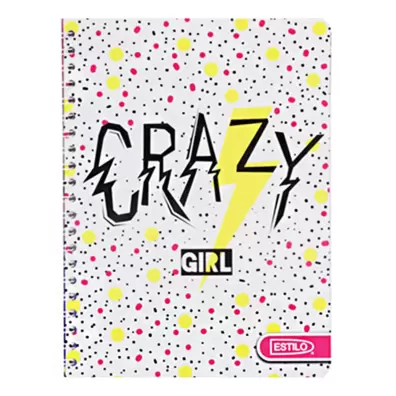 Cuaderno Espiral Universitario Estilo Surtidos de 1 Línea 100 Hojas