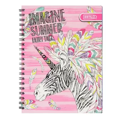 Cuaderno Espiral Universitario Estilo Surtidos de Cuadros 100 Hojas