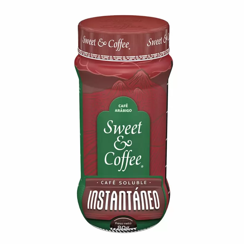 Café Instantáneo Arábigo Soluble SWEET & COFFEE 80 G