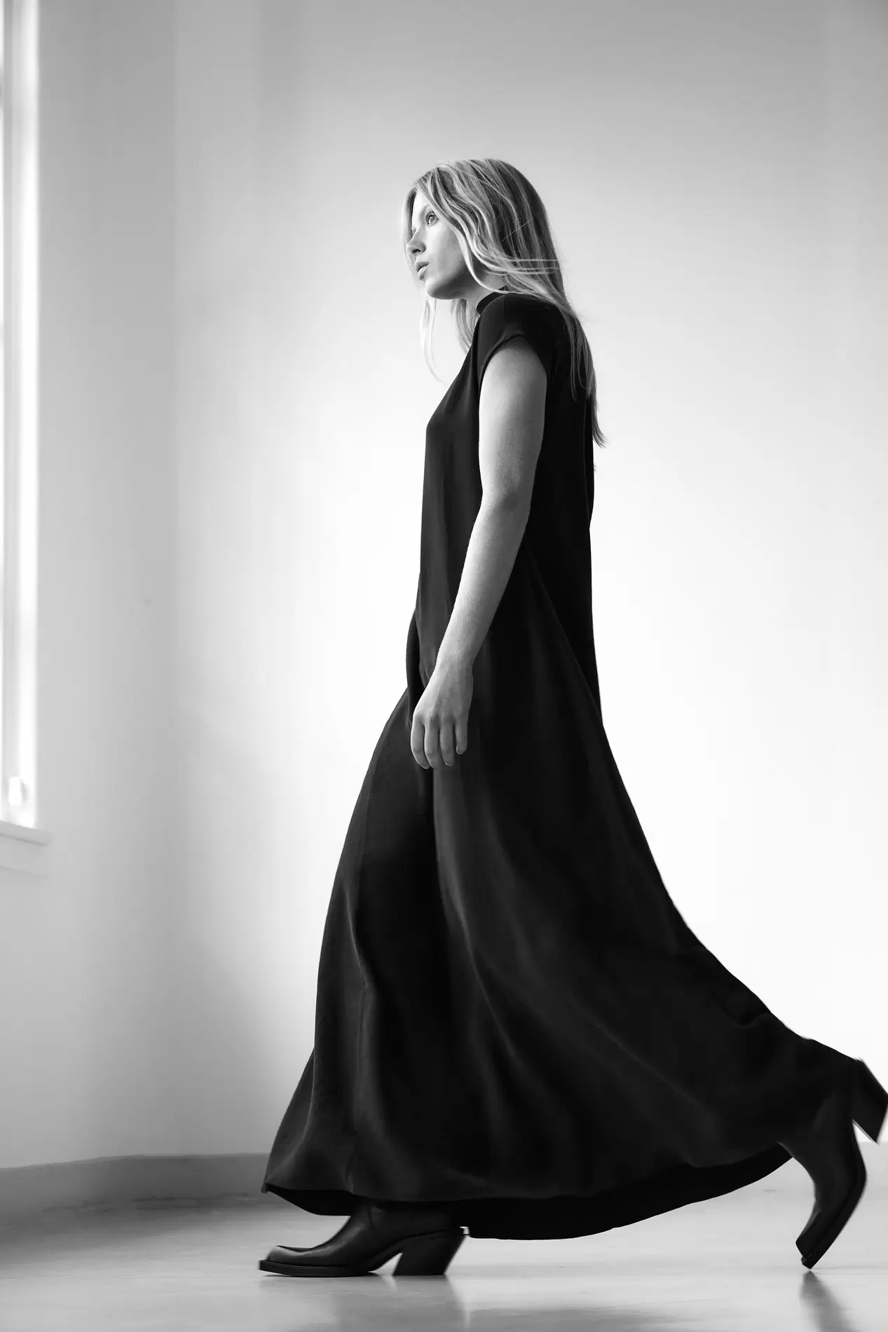 VESTIDO FLUIDO VOLUMEN