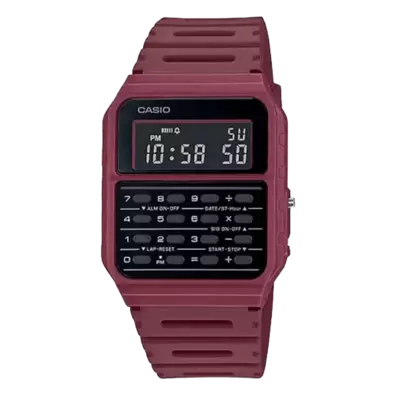 Reloj Digital Para Caballero Casio Rojo