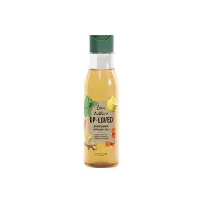 Gel de Ducha Energizante con Limón Reciclado, Zanahoria Orgánica y Jengibre Love Nature Up-Loved