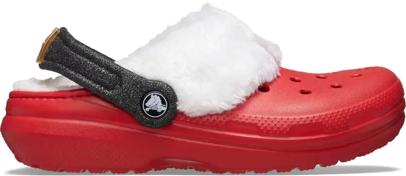 Classic Lined Santa Clog K Varsity Red/Multi