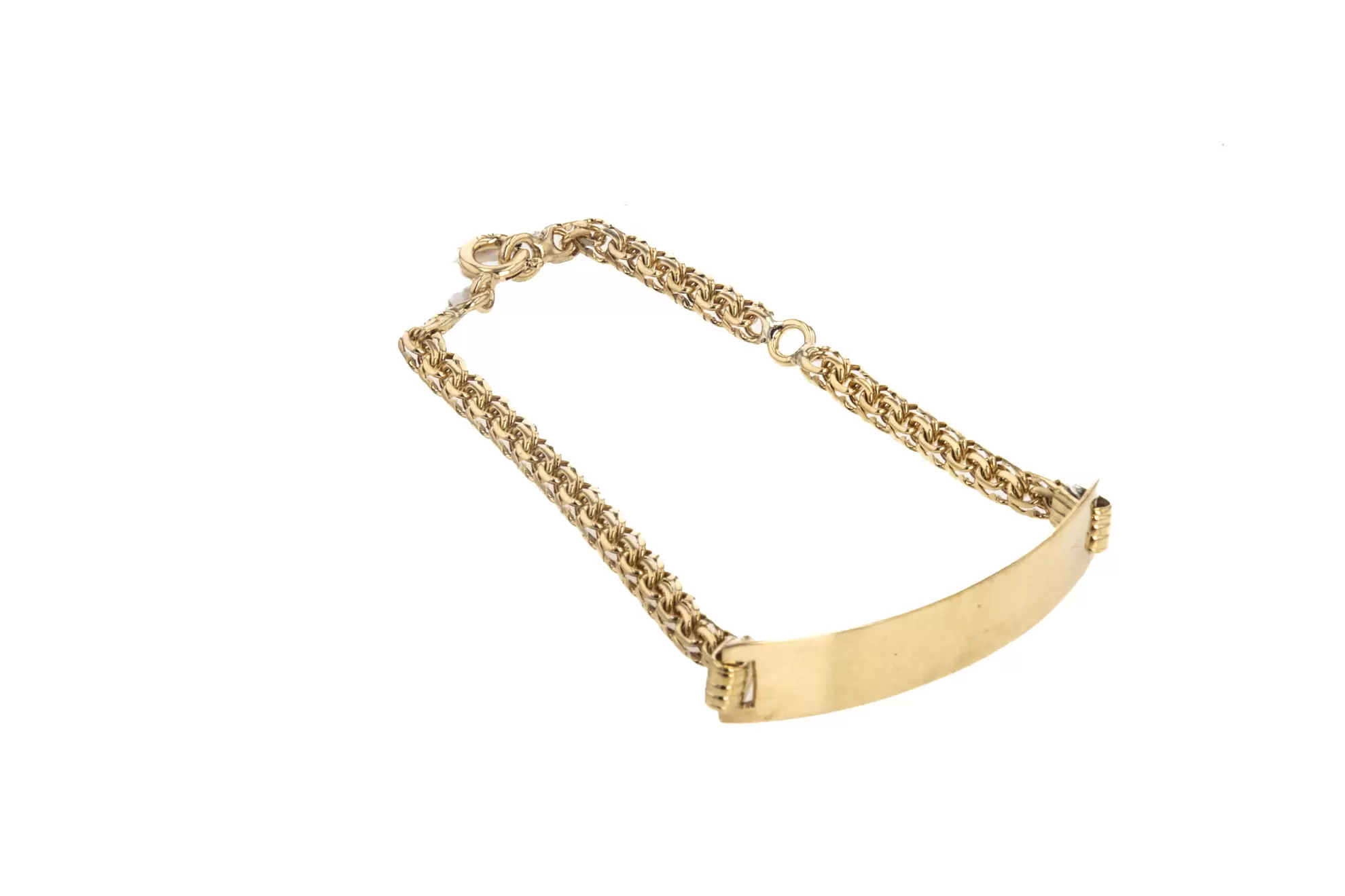 PULSERA CHINO CON PLACA 18K