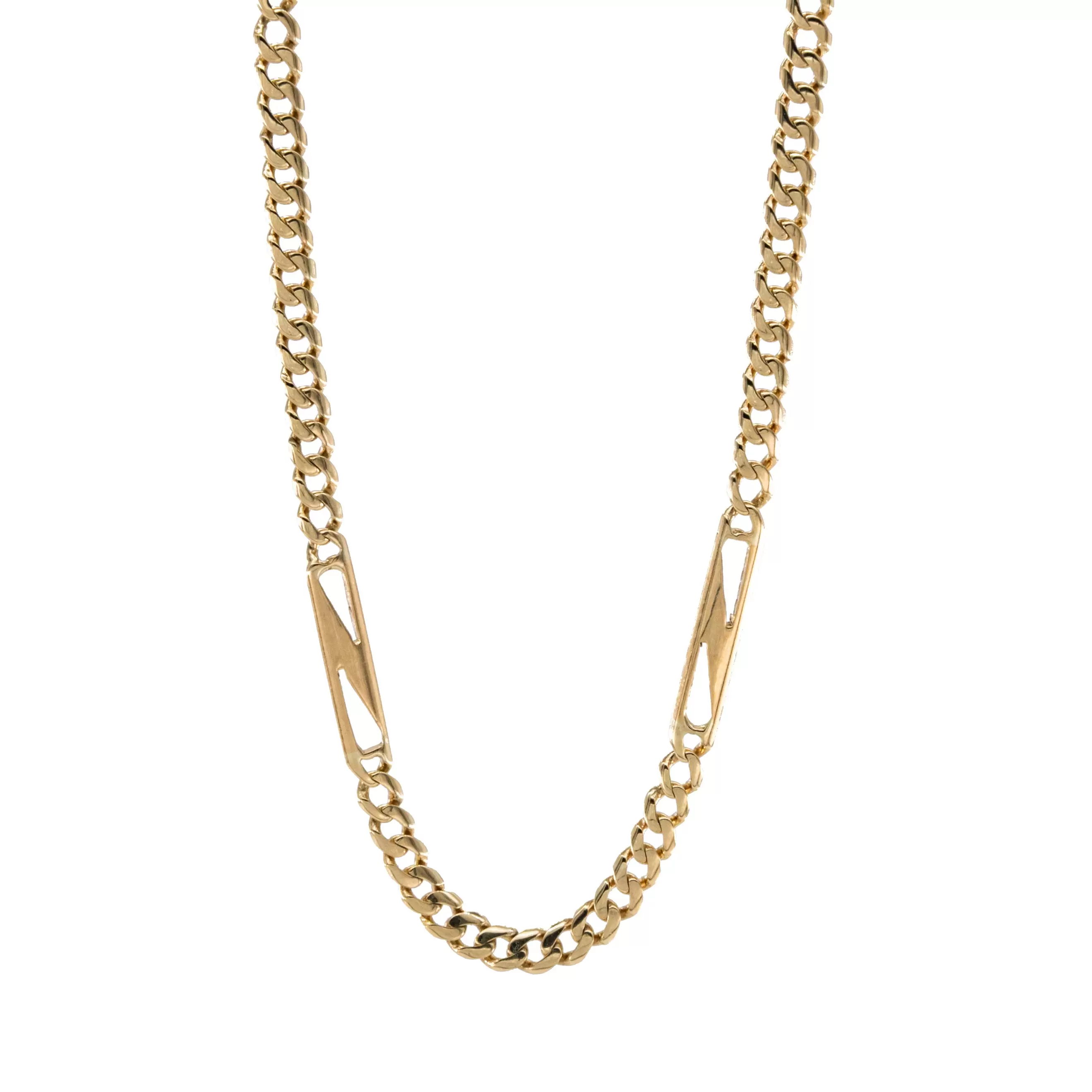 CADENA CUBANA ALTERNADA 18K
