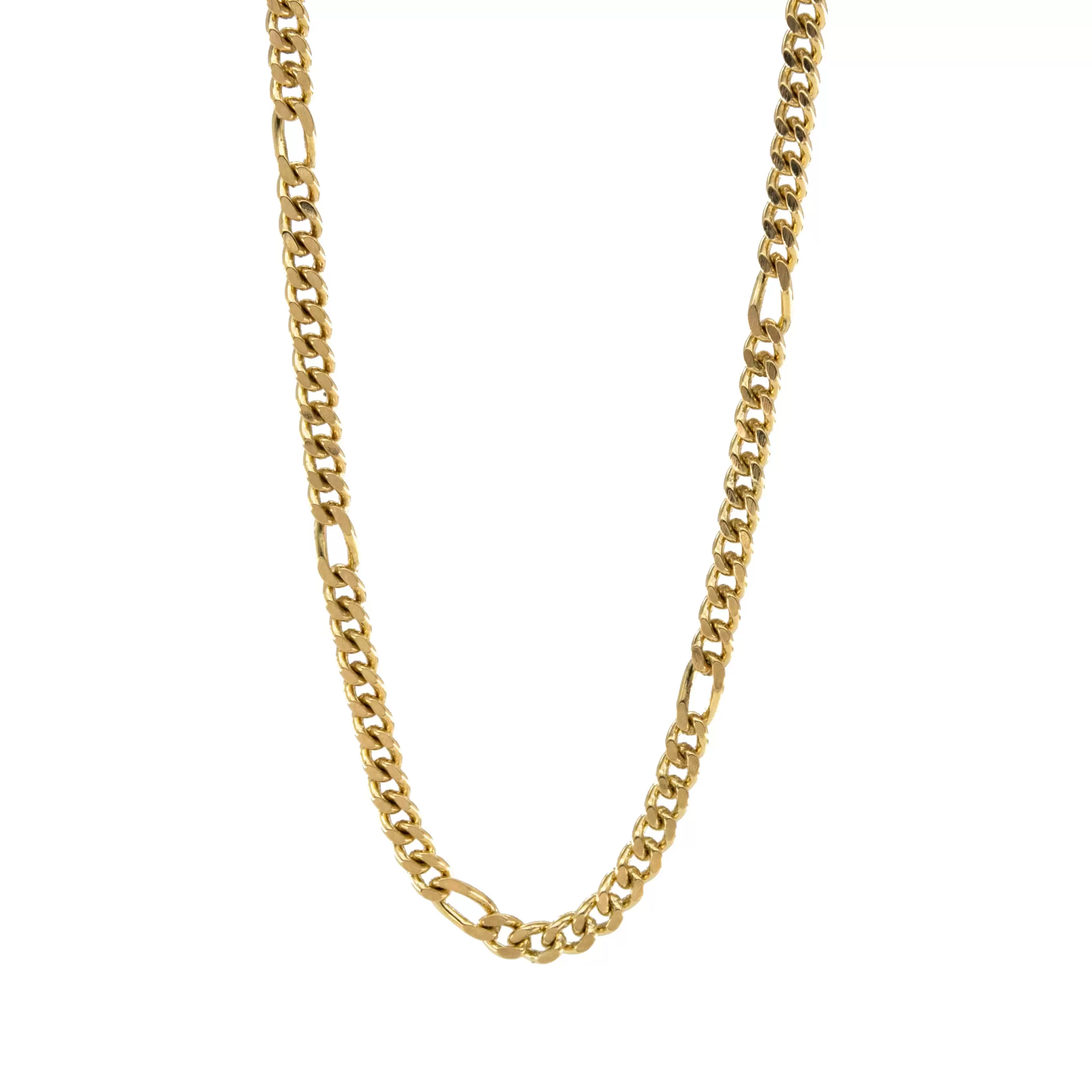 CADENA CUBANA ALTERNADA 18K