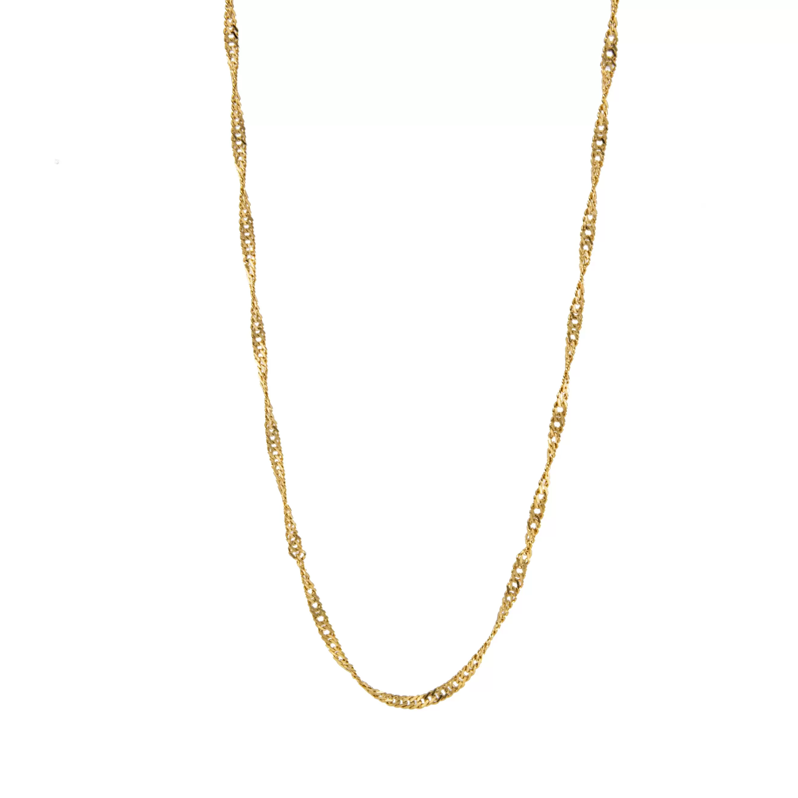 CADENA SINGAPUR 18K