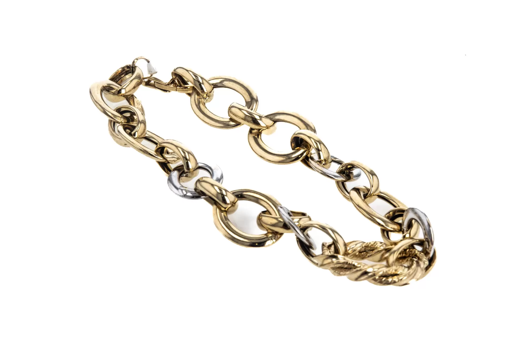 PULSERA 2 TONOS 18K