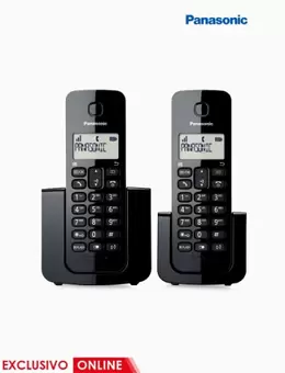 Teléfono Inalámbrico 2 Auriculares Negro | Panasonic