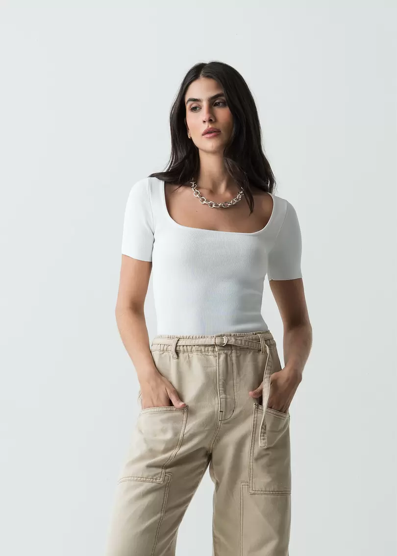 Camiseta tejida
