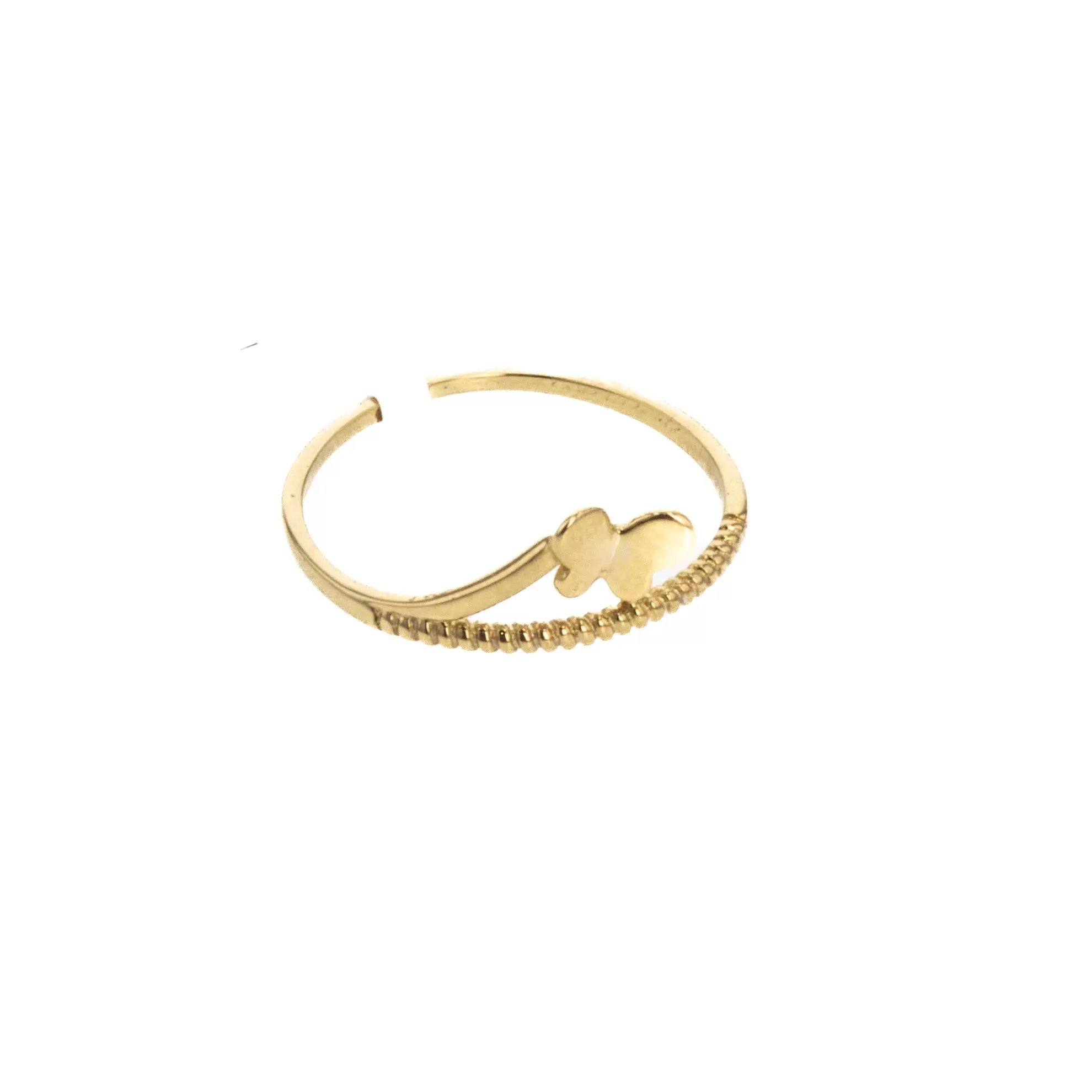 ANILLO MARIPOSA 18K