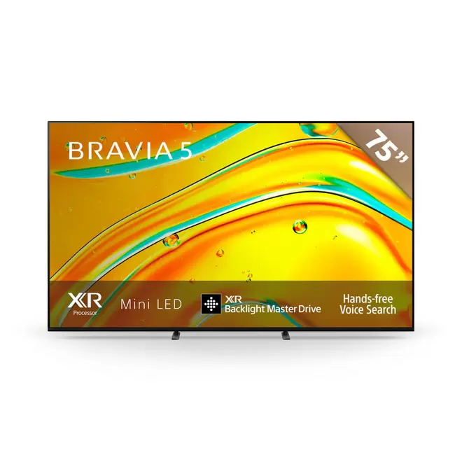 BRAVIA 5 | Procesador XR | Mini LED | 4K Ultra HD | Alto rango dinámico (HDR) | Smart TV (Google TV)