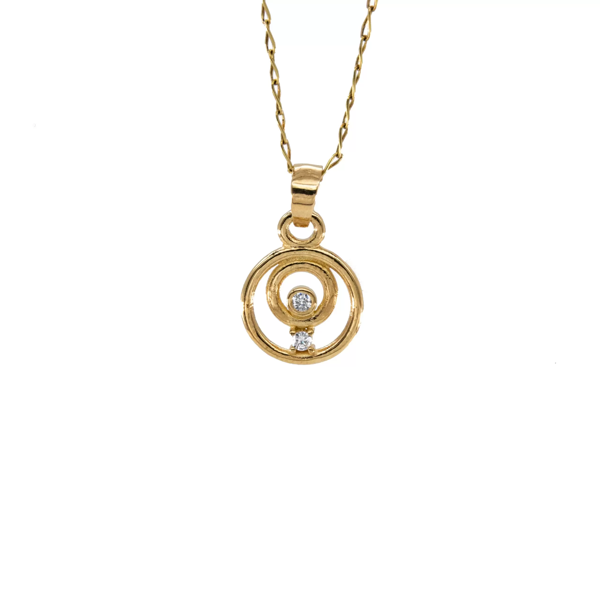 DIJE CON ZIRCONES 18K