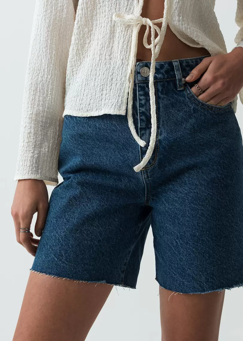 Bermuda en denim