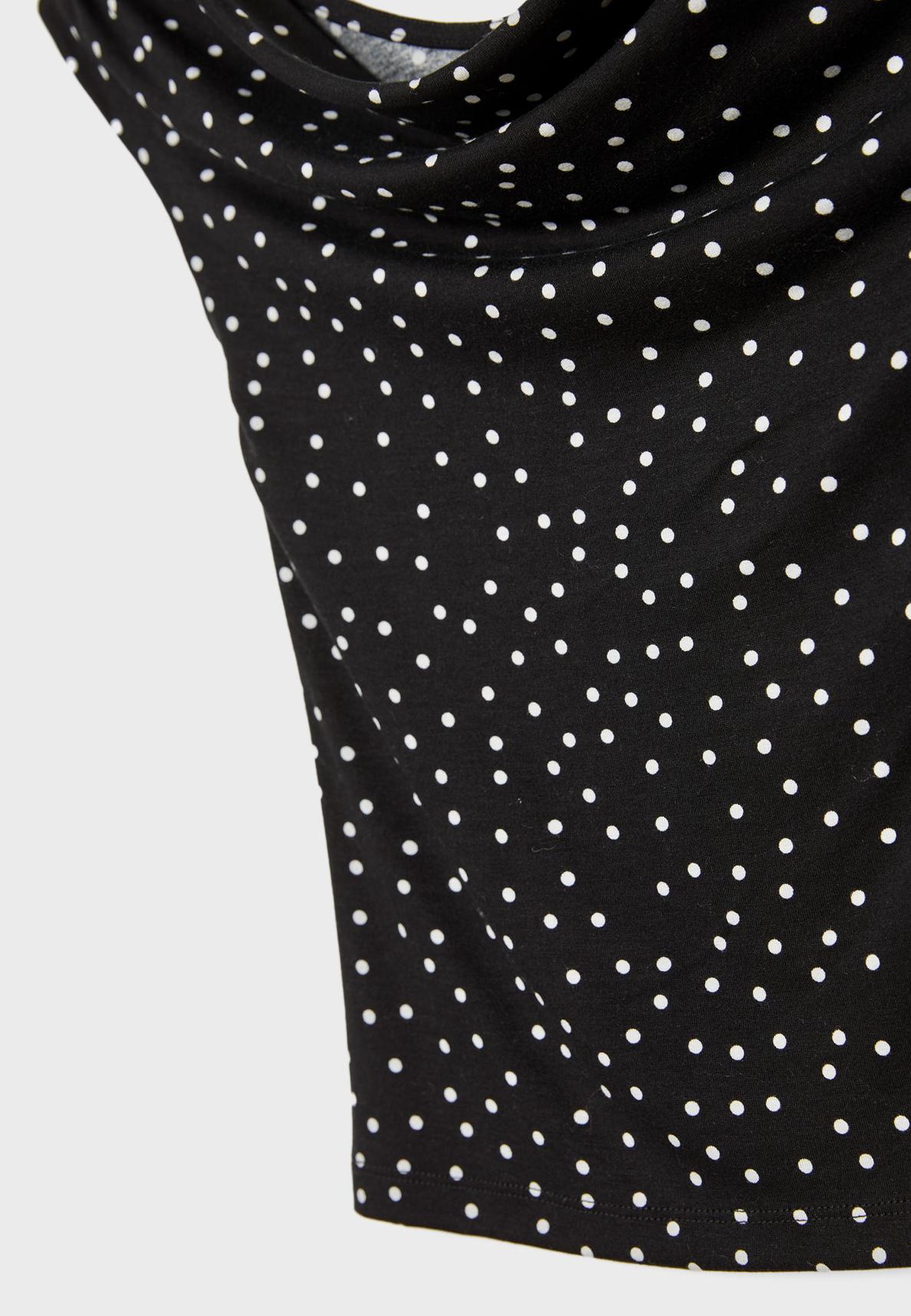 Camiseta asimétrica topos