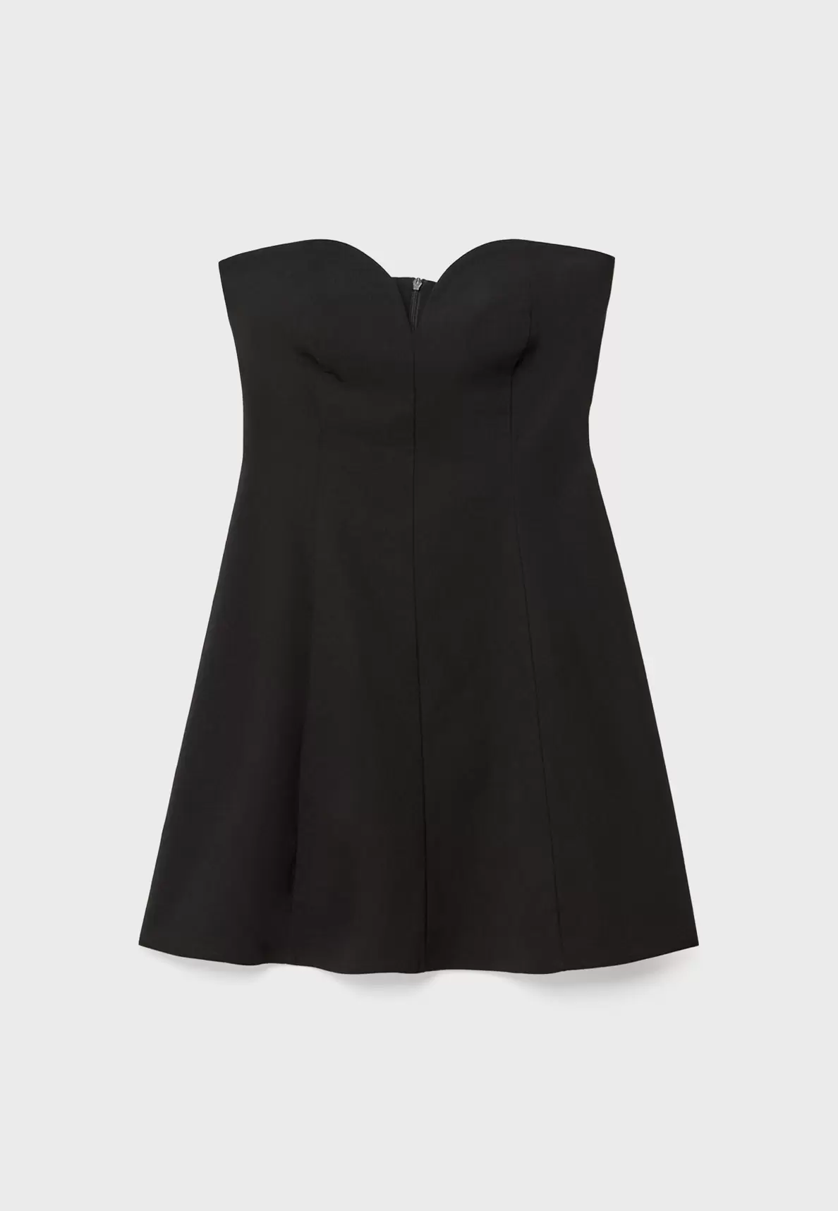 Vestido corto escote corazón