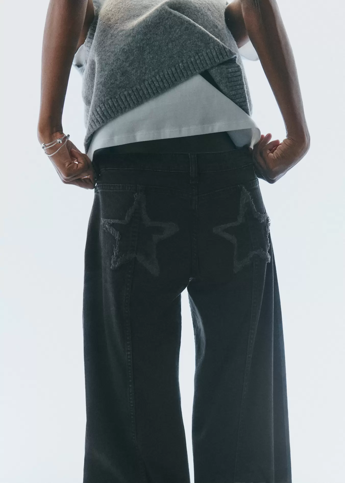 Jeans straight estrellas