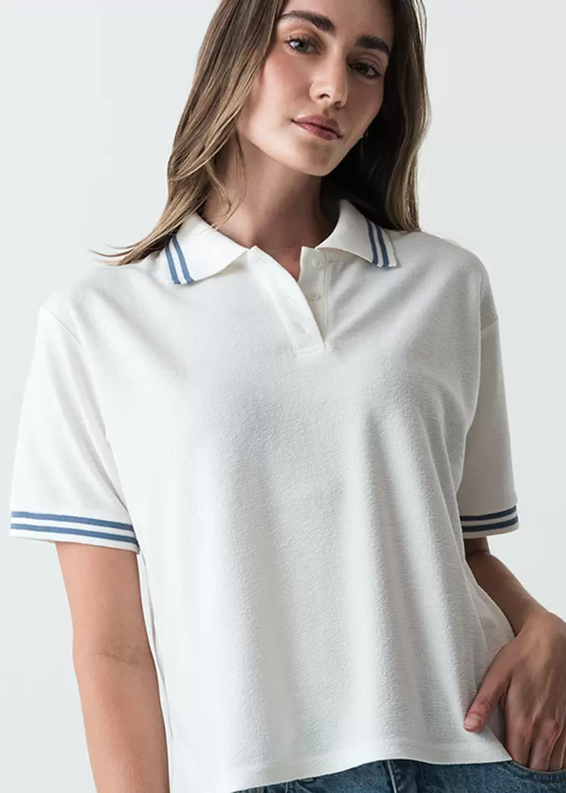 Camiseta manga corta tipo polo