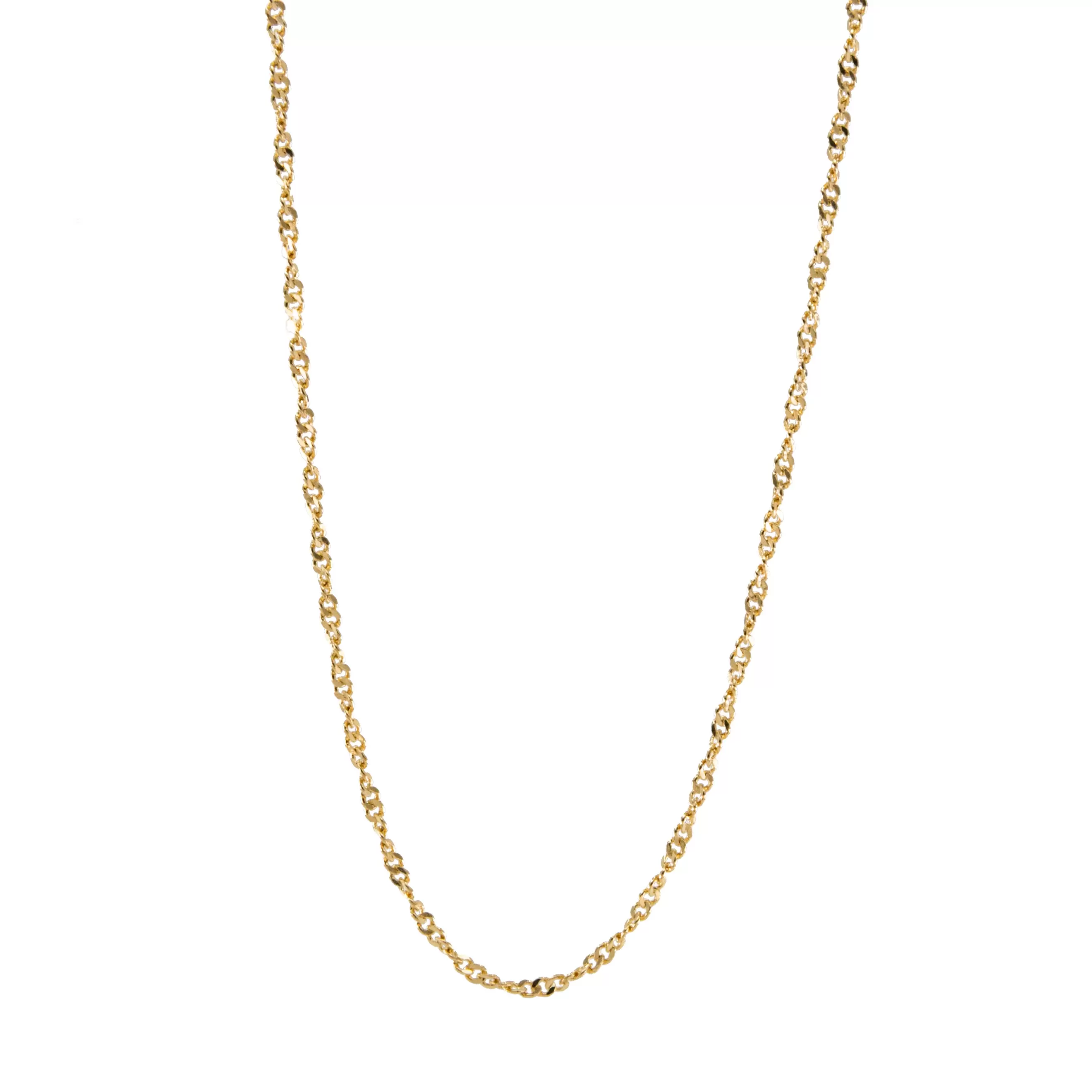 CADENA TEJIDO SINGAPUR 18K