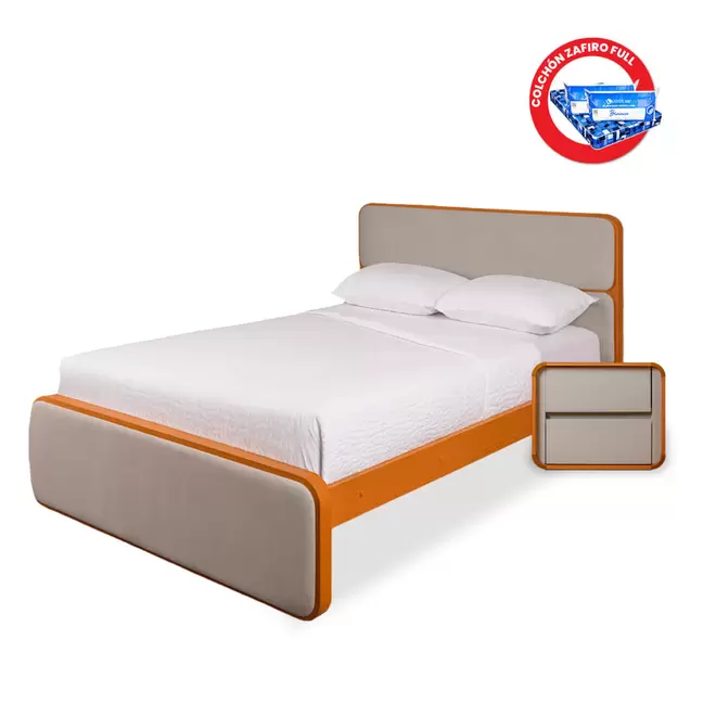 Combo Dormitorio Loop Zafiro | Bi Color