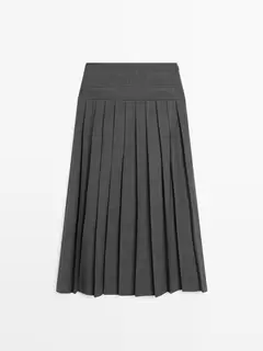 Falda midi tablas