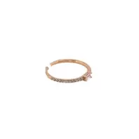 ANILLO CON ZIRCONES 18K