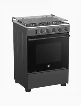 Cocina a Gas 4 Quemadores Negra | Home & Co