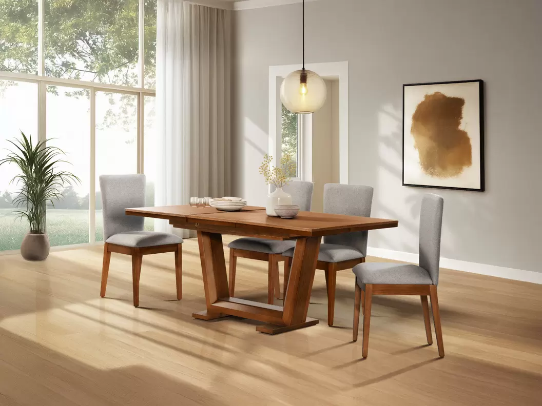 Comedor Acuario + 6 Sillas Amur