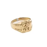ANILLO ANCLA 18K