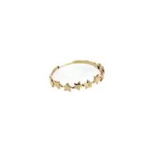 ANILLO ESTRELLAS 18K
