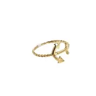 ANILLO ANCLA 18K