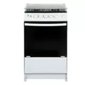 Cocina a Gas Ecoline 4 Quemadores Blanca - 53cm - 126803