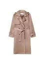 Trench largo efecto ante