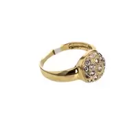 ANILLO BOLA DE FUEGO 18K