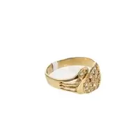 ANILLO CISNE CON ZIRCONES 18K