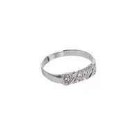 ANILLO CON ZIRCONES 14K