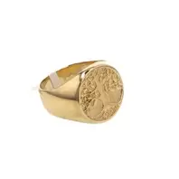 ANILLO PLACA ARBOL 18K