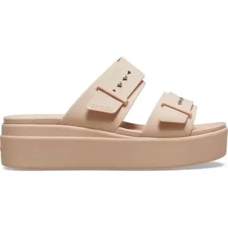 Brooklyn Buckle Low Wdg Pink Caramel