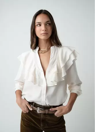 Camisa manga larga con bolero